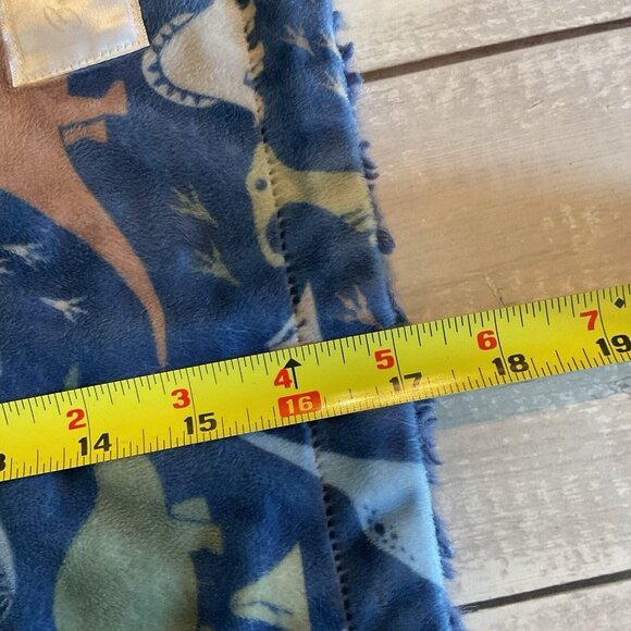 Baby Laundry Dinosaur Lovey Baby Security Blanket Blue - Picture 11 of 13